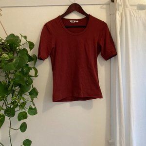 Uniqlo Red Short Sleeve